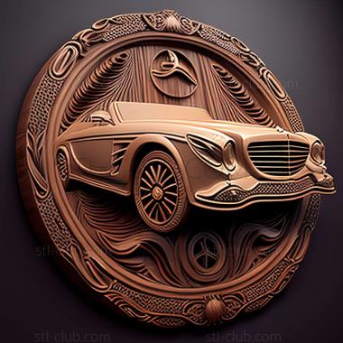3D модель Mercedes Benz S (STL)